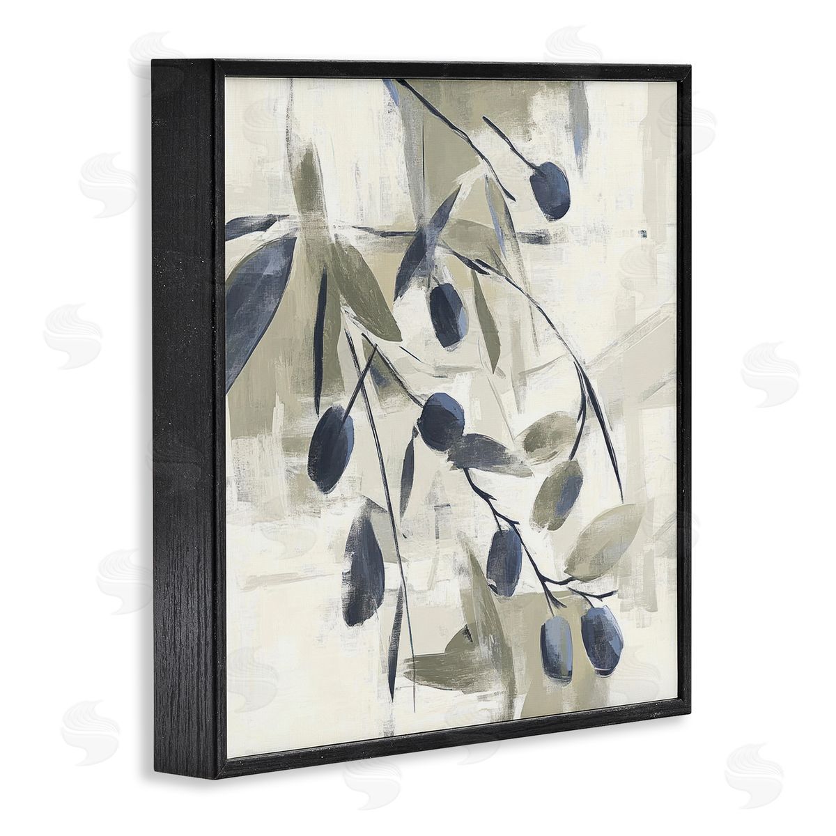 Mona Grace Mediterranean Green Botanicals Canvas Wall Art Print