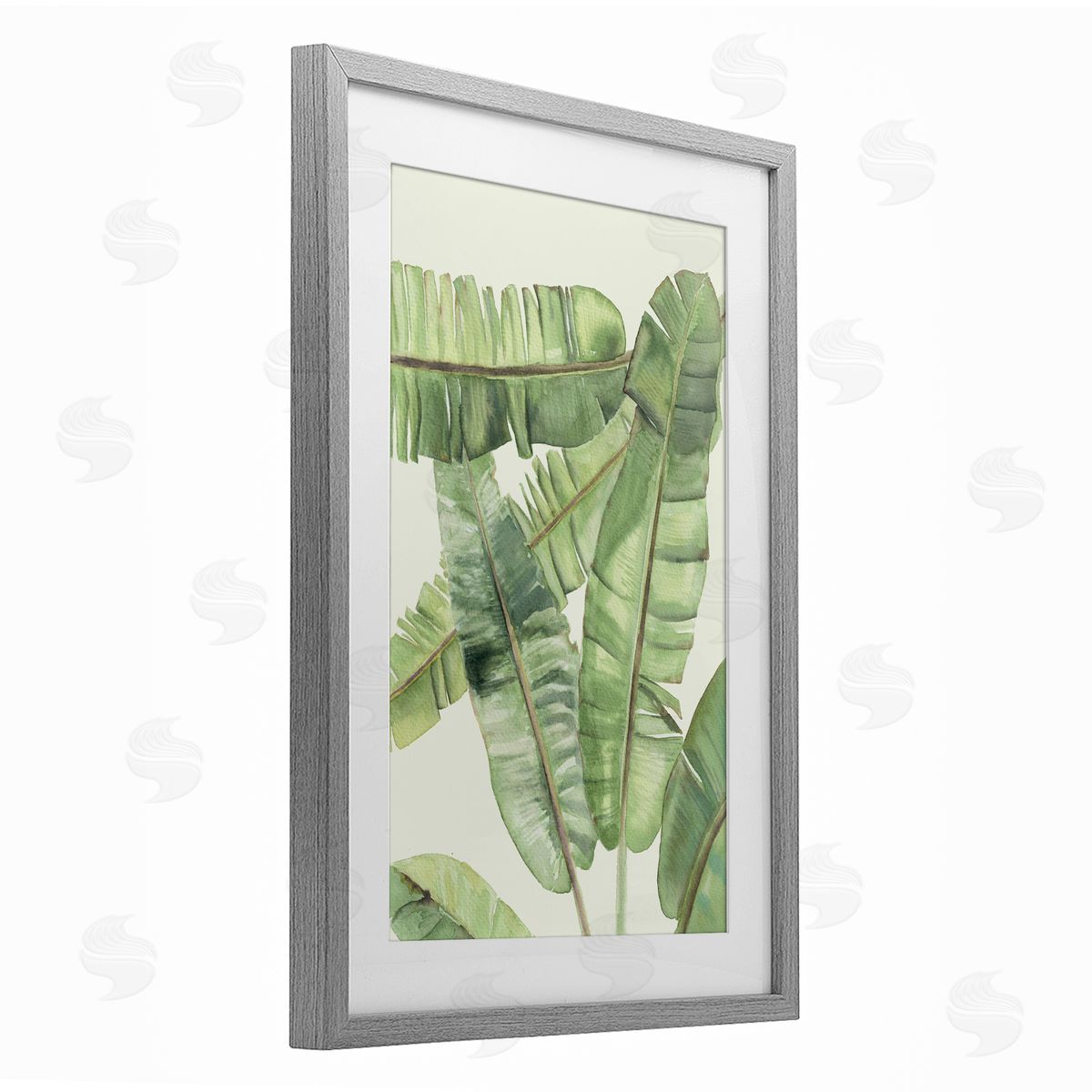 Errico & Slyp Banana Leaves Layered Canvas Wall Art Print