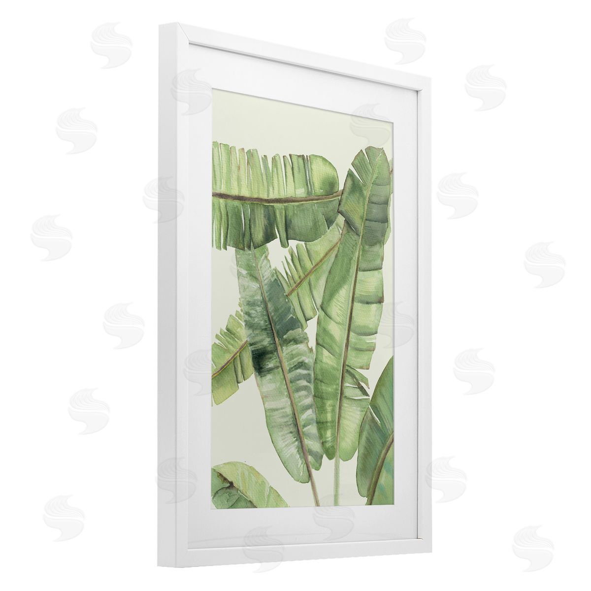 Errico & Slyp Banana Leaves Layered Canvas Wall Art Print