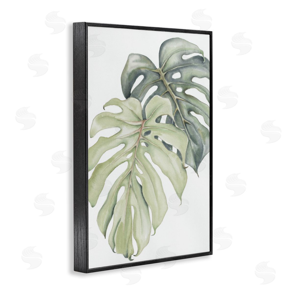 Errico & Slyp Philodendron Monstera Leaves Canvas Wall Art Print