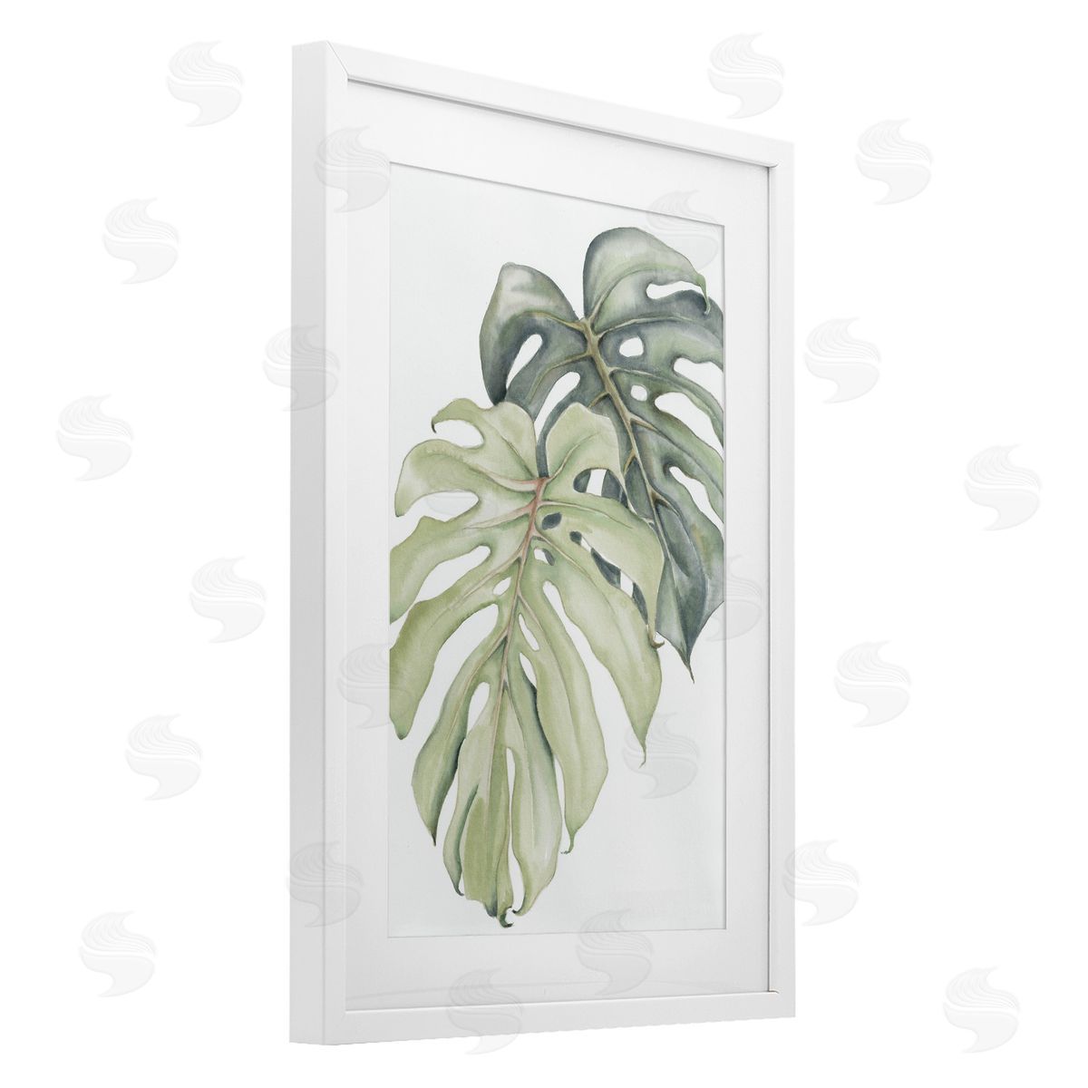 Errico & Slyp Philodendron Monstera Leaves Canvas Wall Art Print