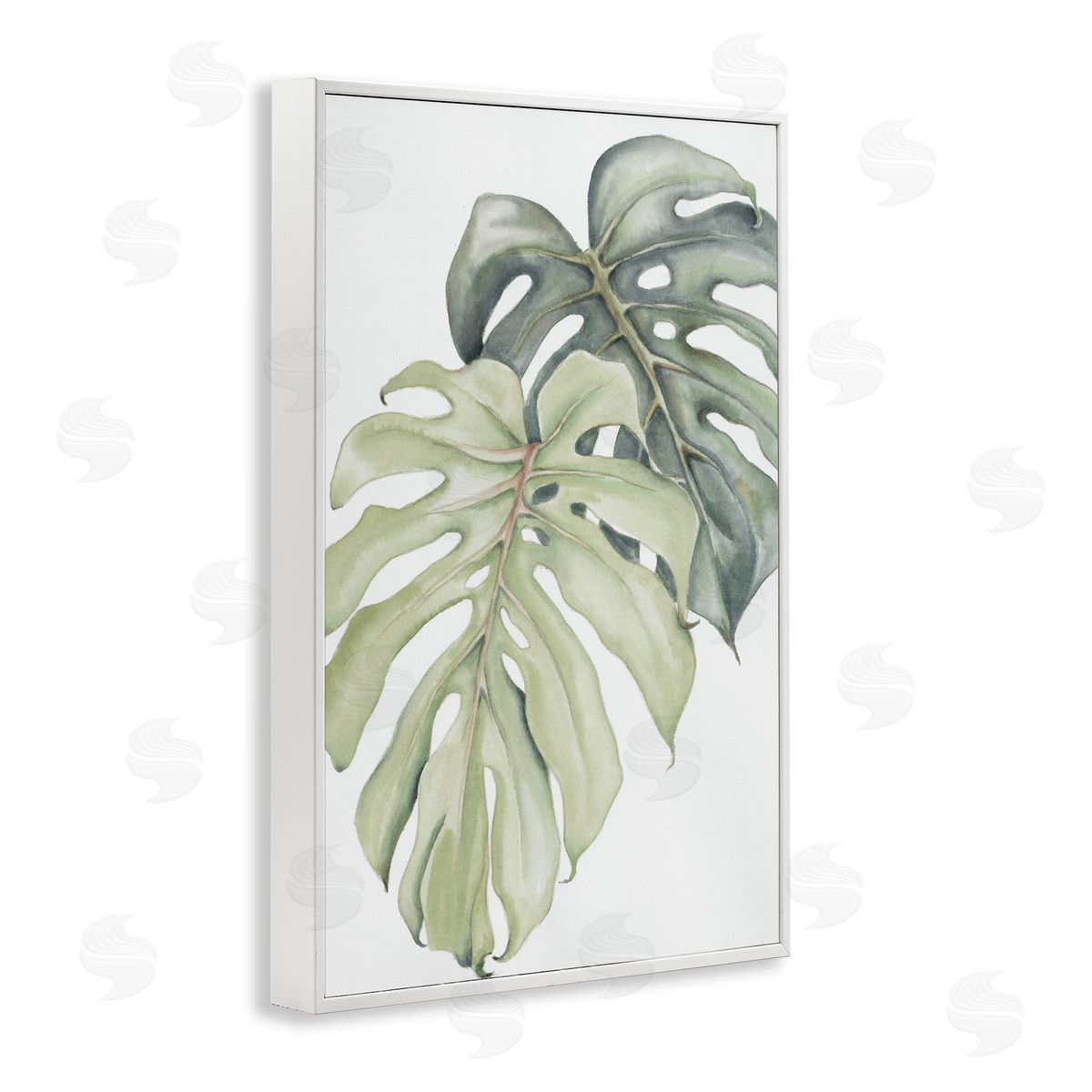 Errico & Slyp Philodendron Monstera Leaves Canvas Wall Art Print