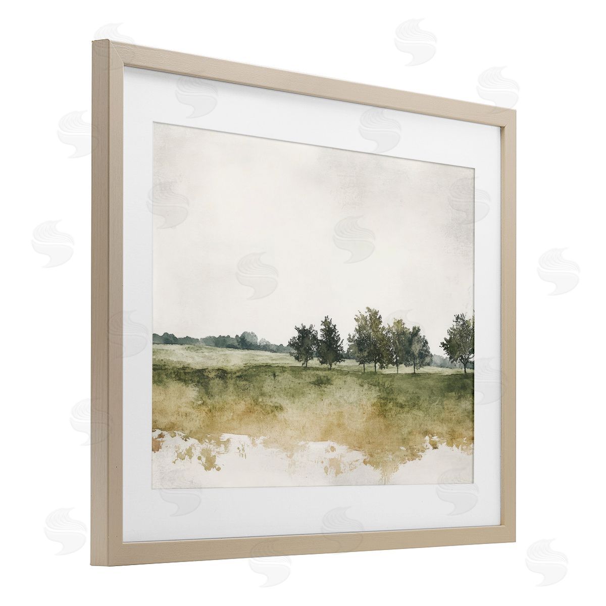 Mona Grace Earthy Still Woodland Canvas Wall Art Print