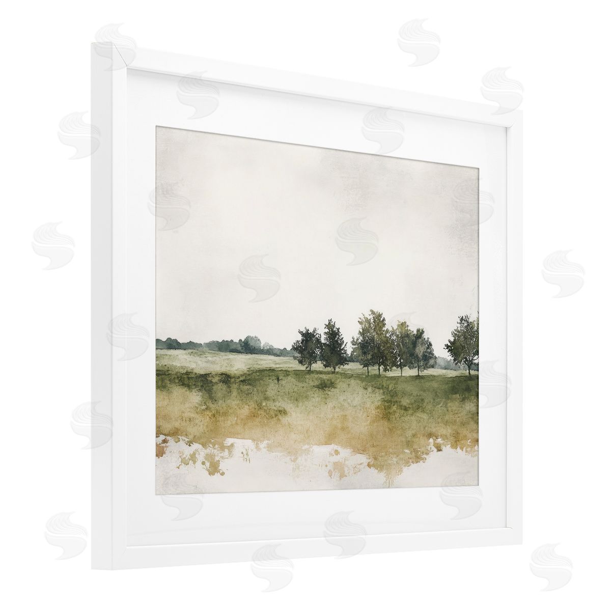 Mona Grace Earthy Still Woodland Canvas Wall Art Print