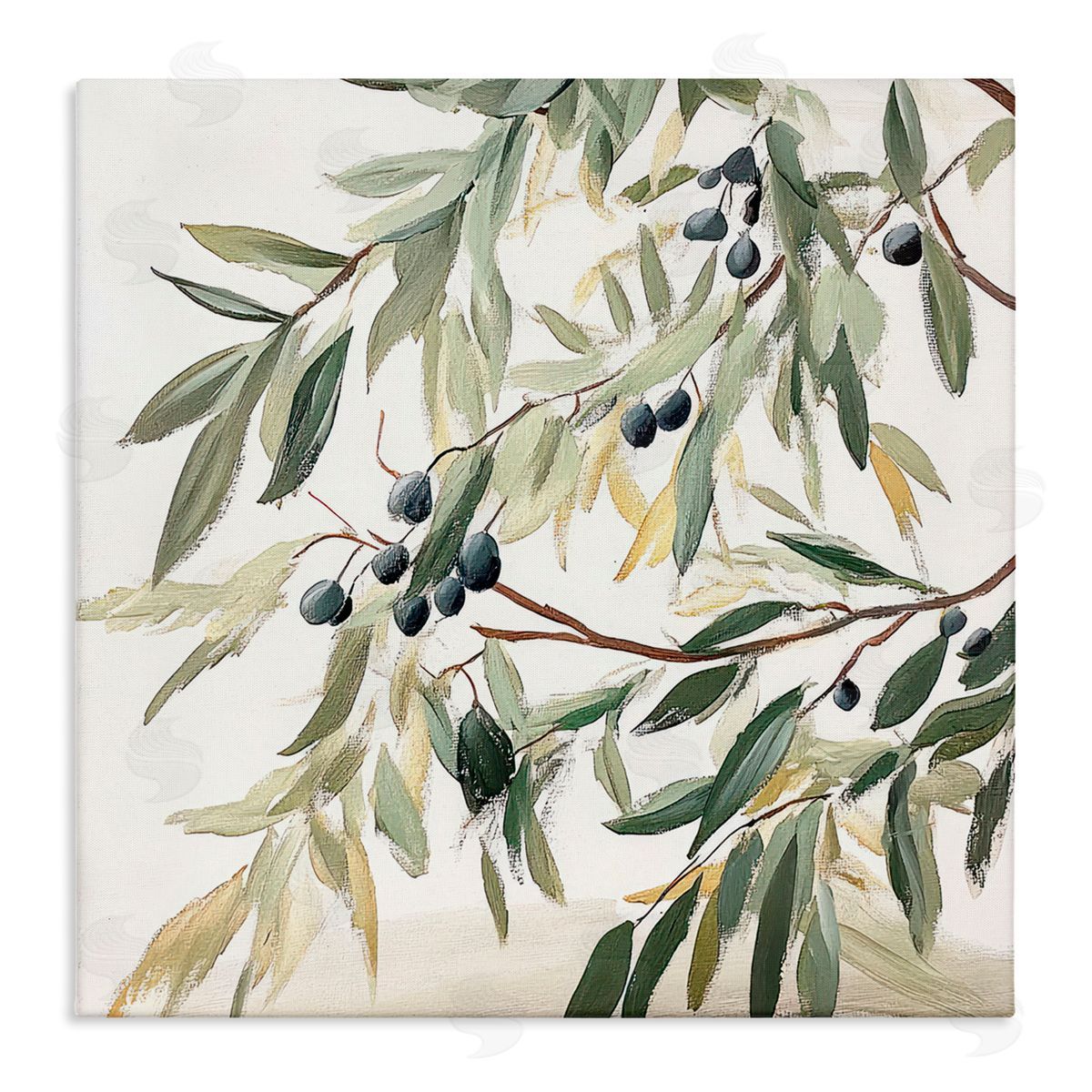 Mona Grace Petals In Pastel Canvas Wall Art Print