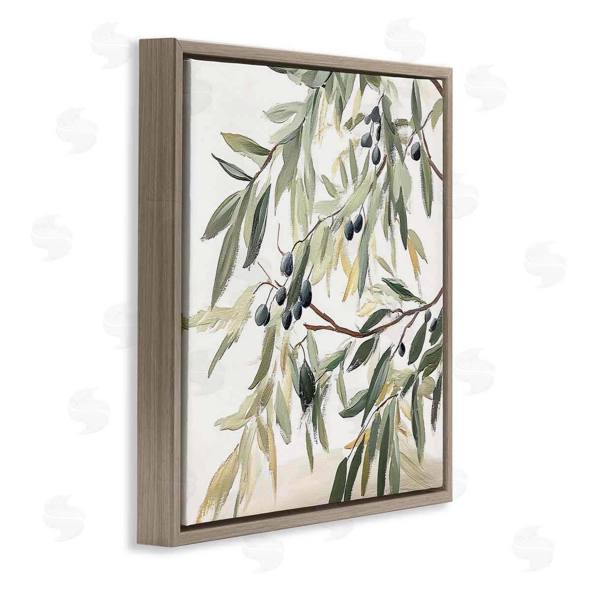 Mona Grace Petals In Pastel Canvas Wall Art Print