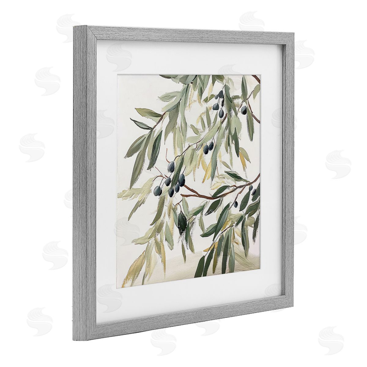 Mona Grace Petals In Pastel Canvas Wall Art Print