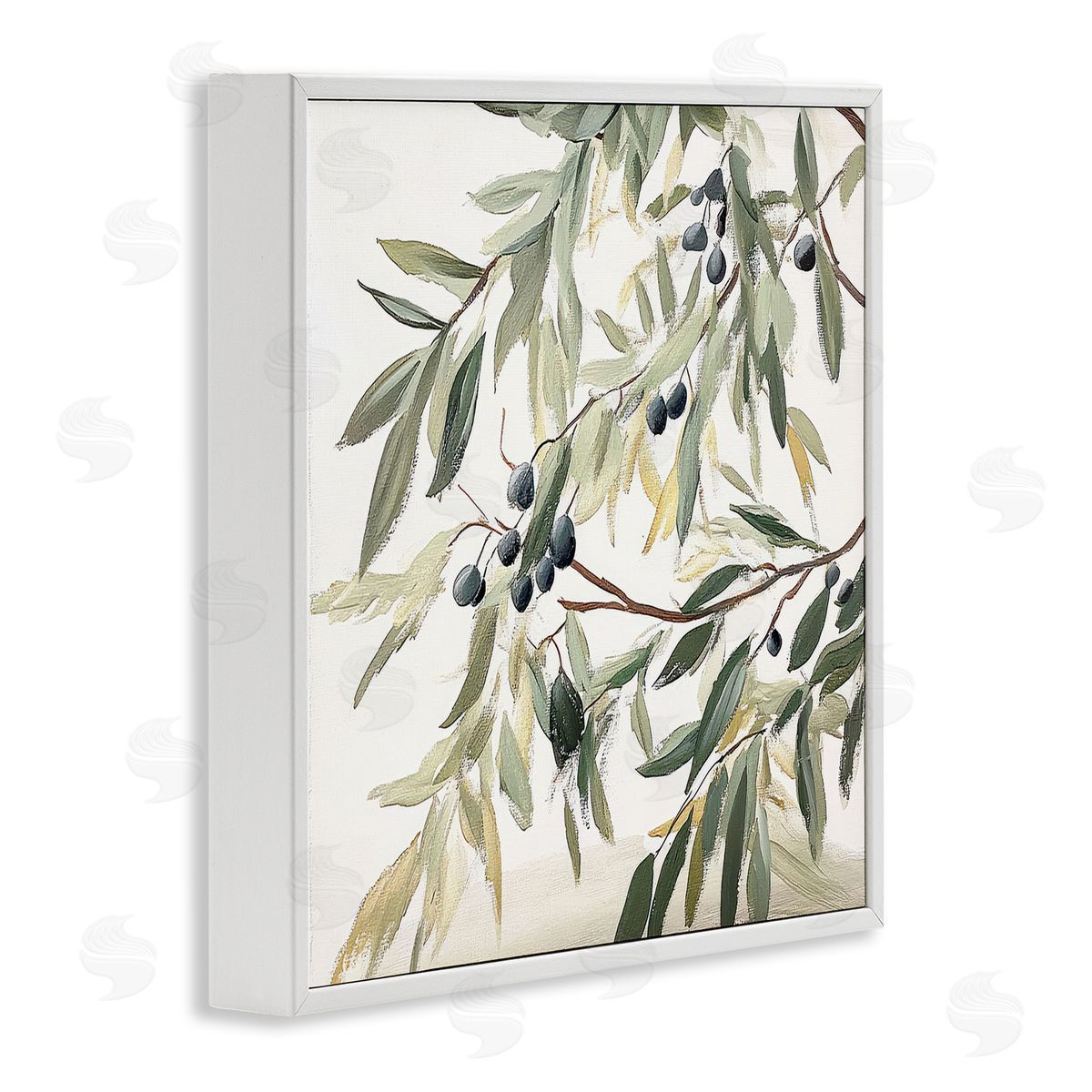 Mona Grace Petals In Pastel Canvas Wall Art Print