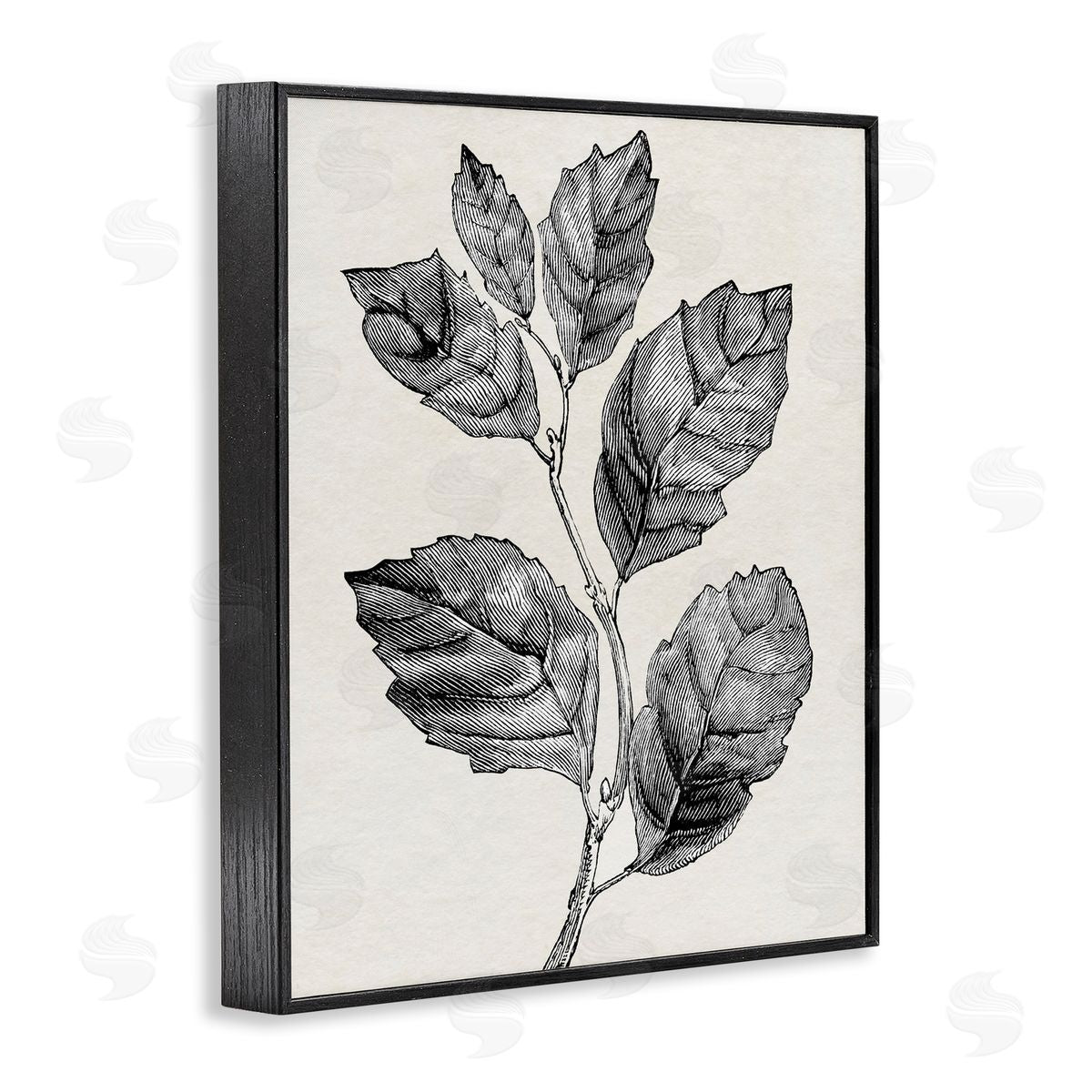 Karen Smith Classic Leaf Branch Cut Canvas Wall Art Print