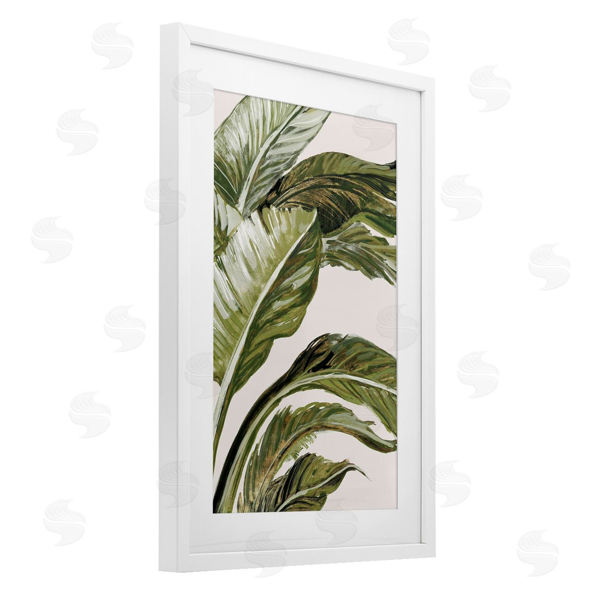 Jacob Q Green Tropical Hues Canvas Wall Art Print