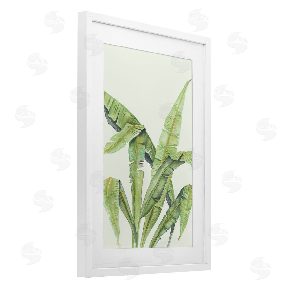 Errico & Slyp Anse Lazio Tropical Greenery Canvas Wall Art Print