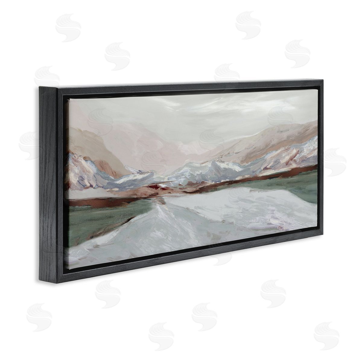 Jacob Q Sprawling Waters Landscape Canvas Wall Art Print