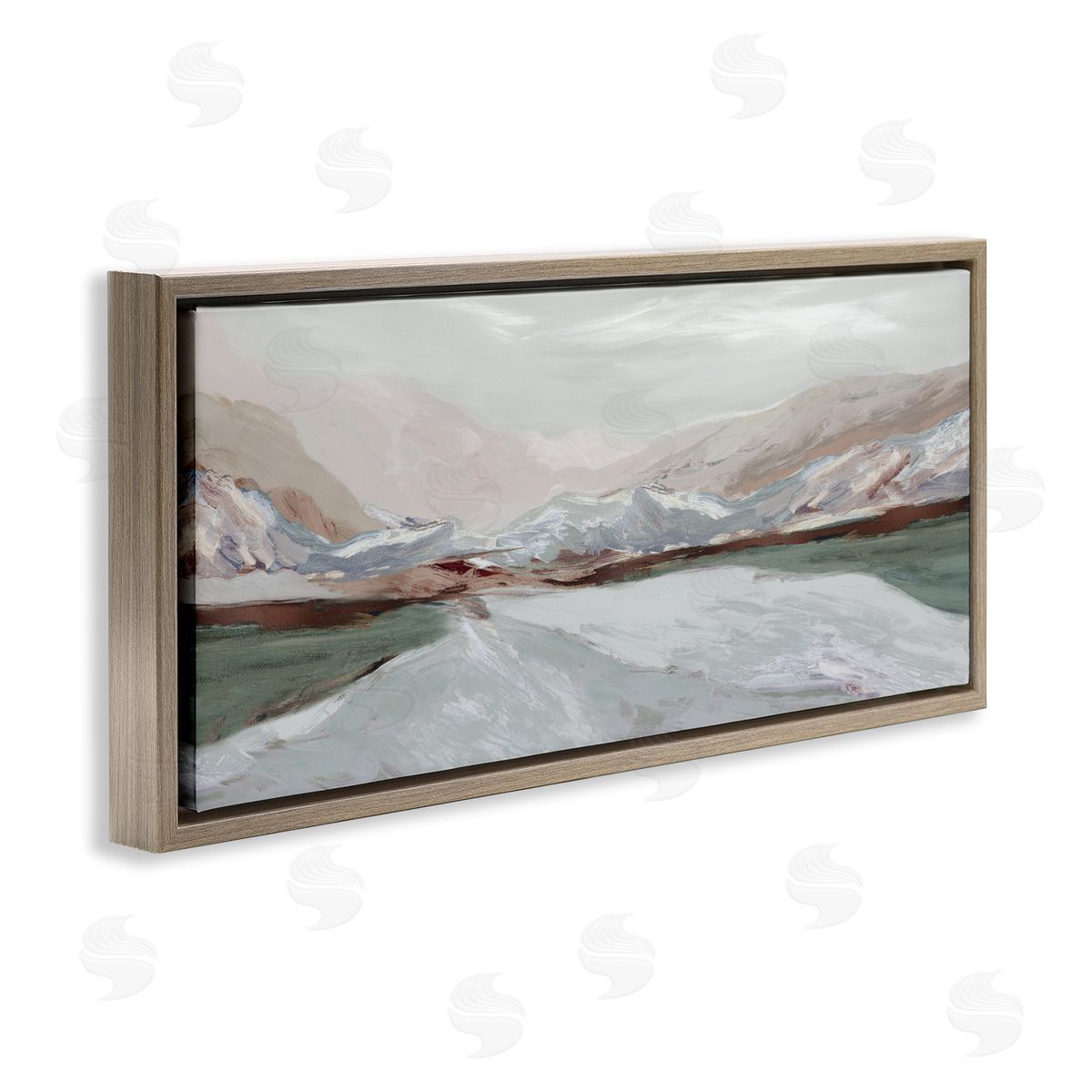 Jacob Q Sprawling Waters Landscape Canvas Wall Art Print