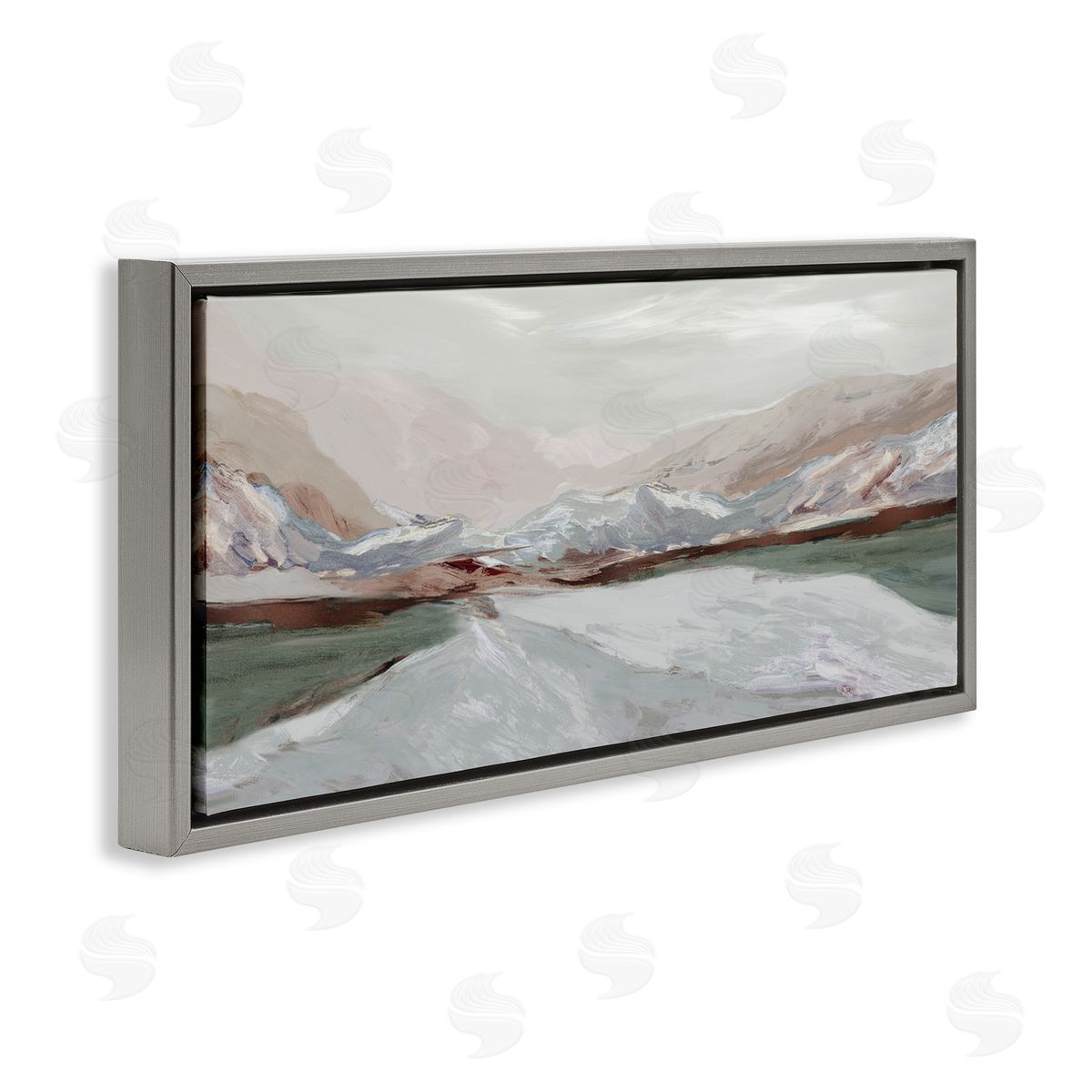 Jacob Q Sprawling Waters Landscape Canvas Wall Art Print