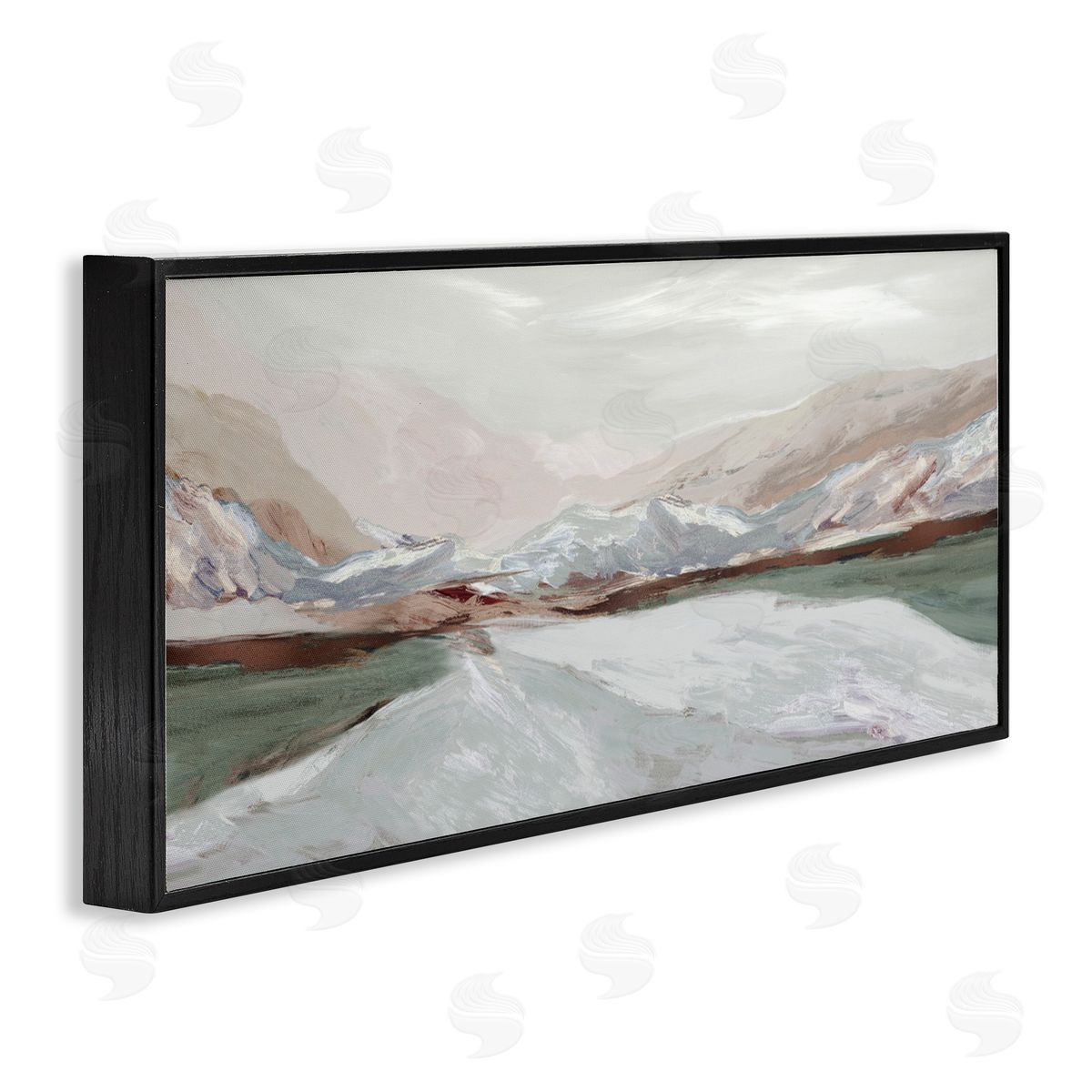 Jacob Q Sprawling Waters Landscape Canvas Wall Art Print