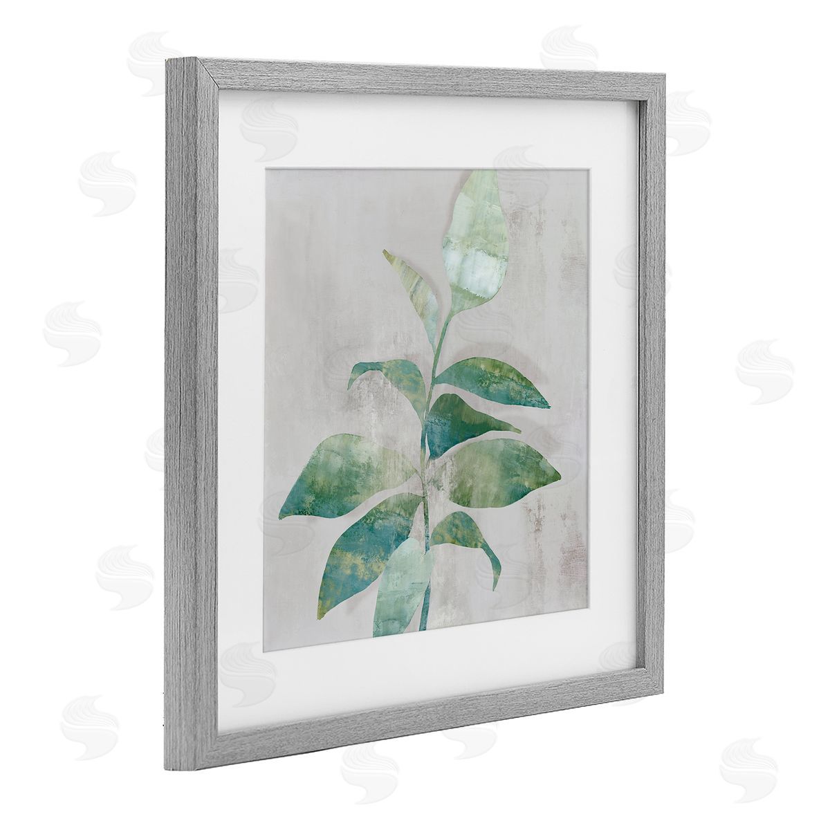 Alex Black Minimal Bloom Rustic Accent Canvas Wall Art Print