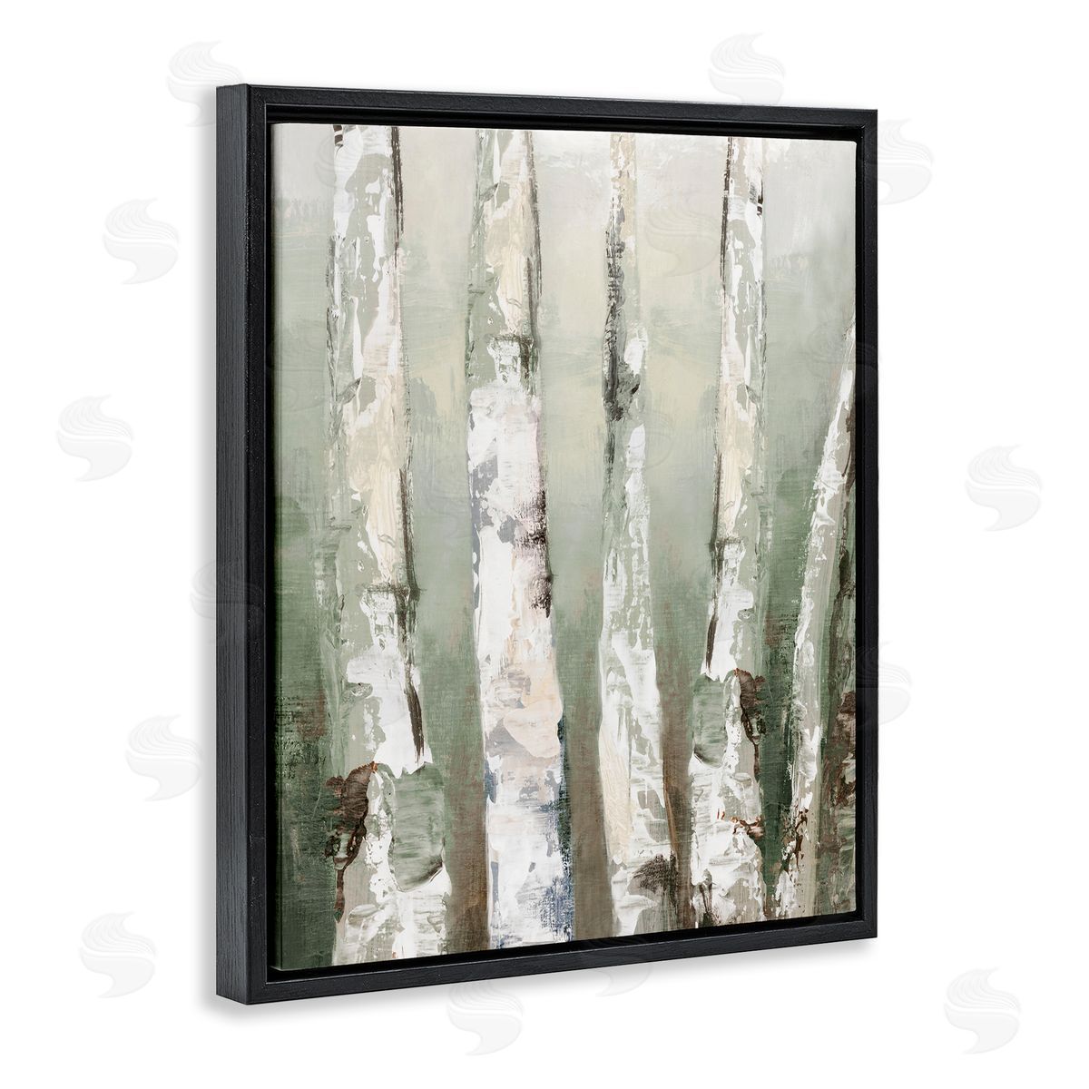 Luna Mavis Looming Birch Forest Canvas Wall Art Print