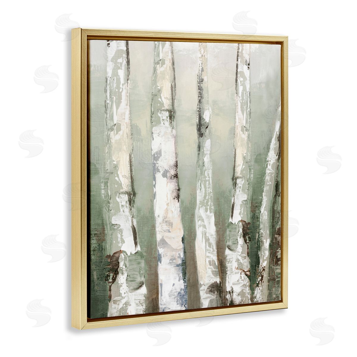 Luna Mavis Looming Birch Forest Canvas Wall Art Print
