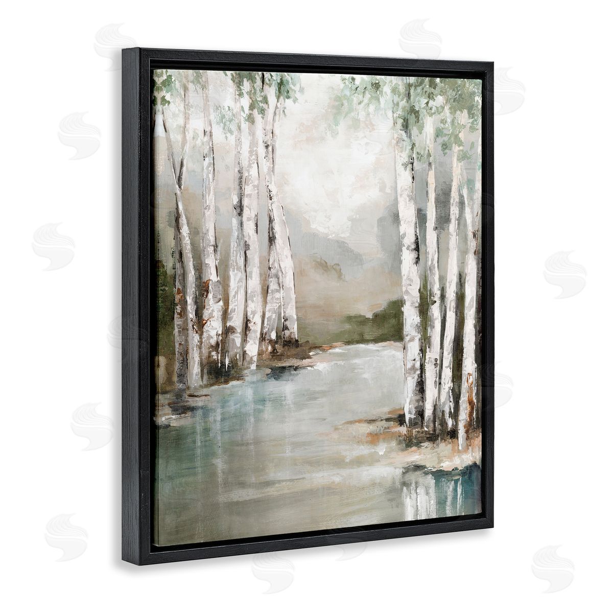 Luna Mavis Veil Of Silver Trunks Canvas Wall Art Print