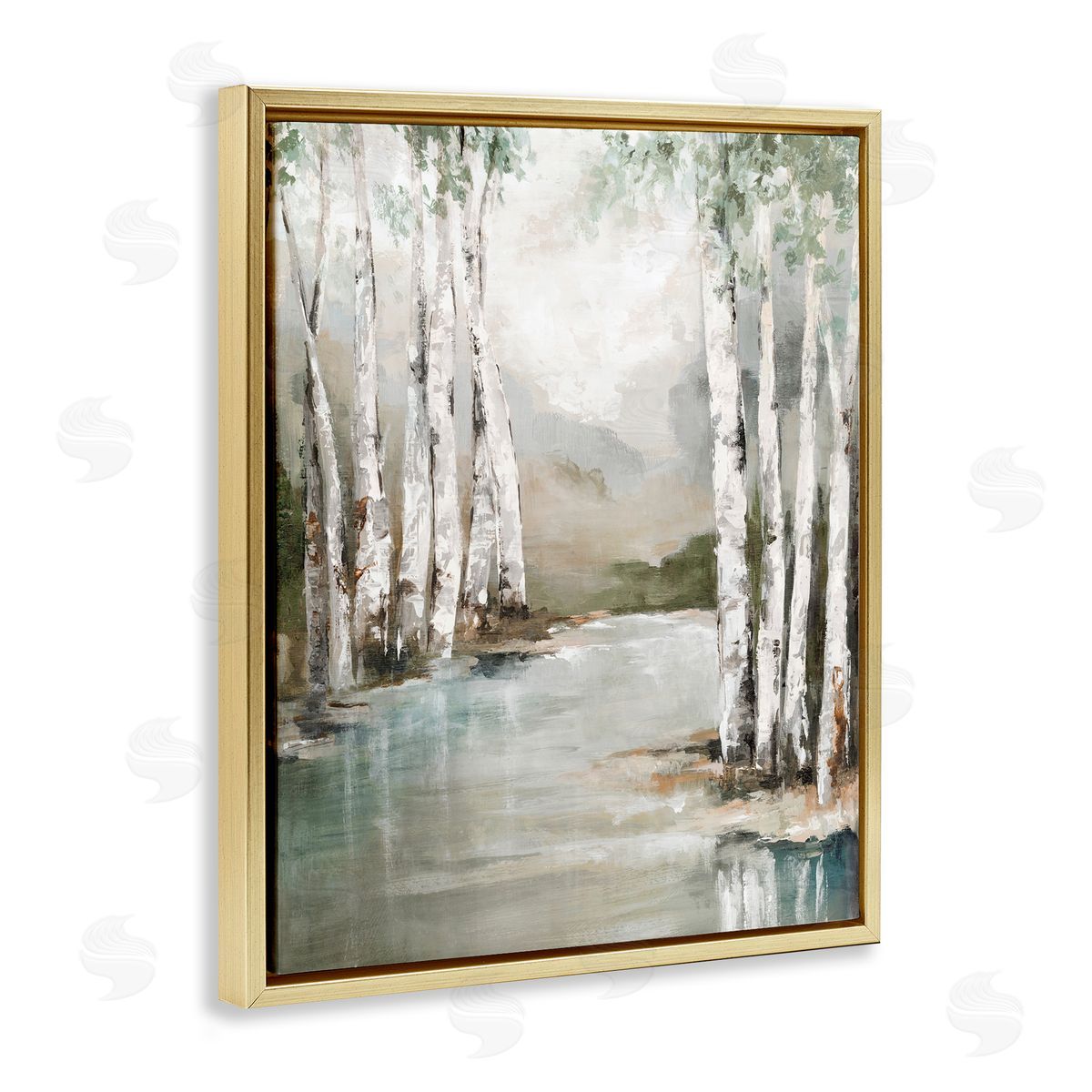 Luna Mavis Veil Of Silver Trunks Canvas Wall Art Print