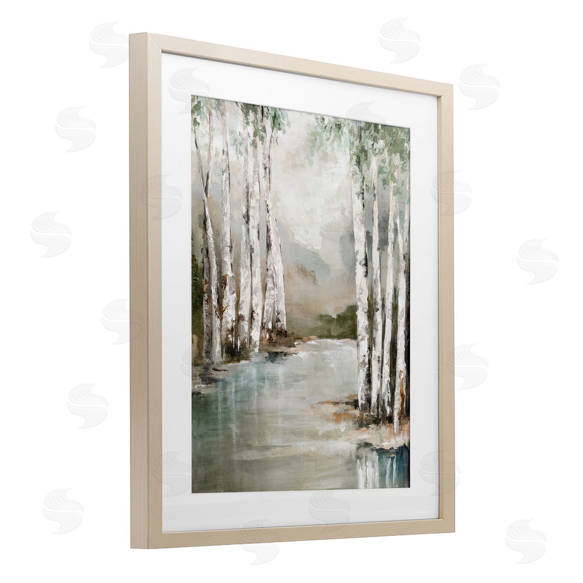 Luna Mavis Veil Of Silver Trunks Canvas Wall Art Print