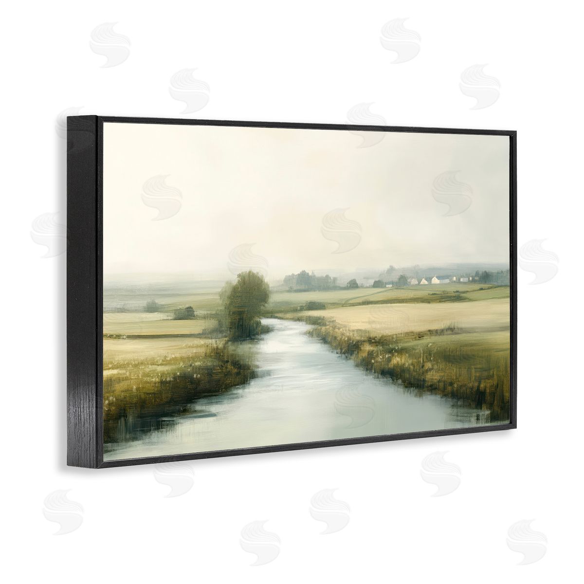 Novae Mirror Of Calm Landscape Canvas Wall Art Print