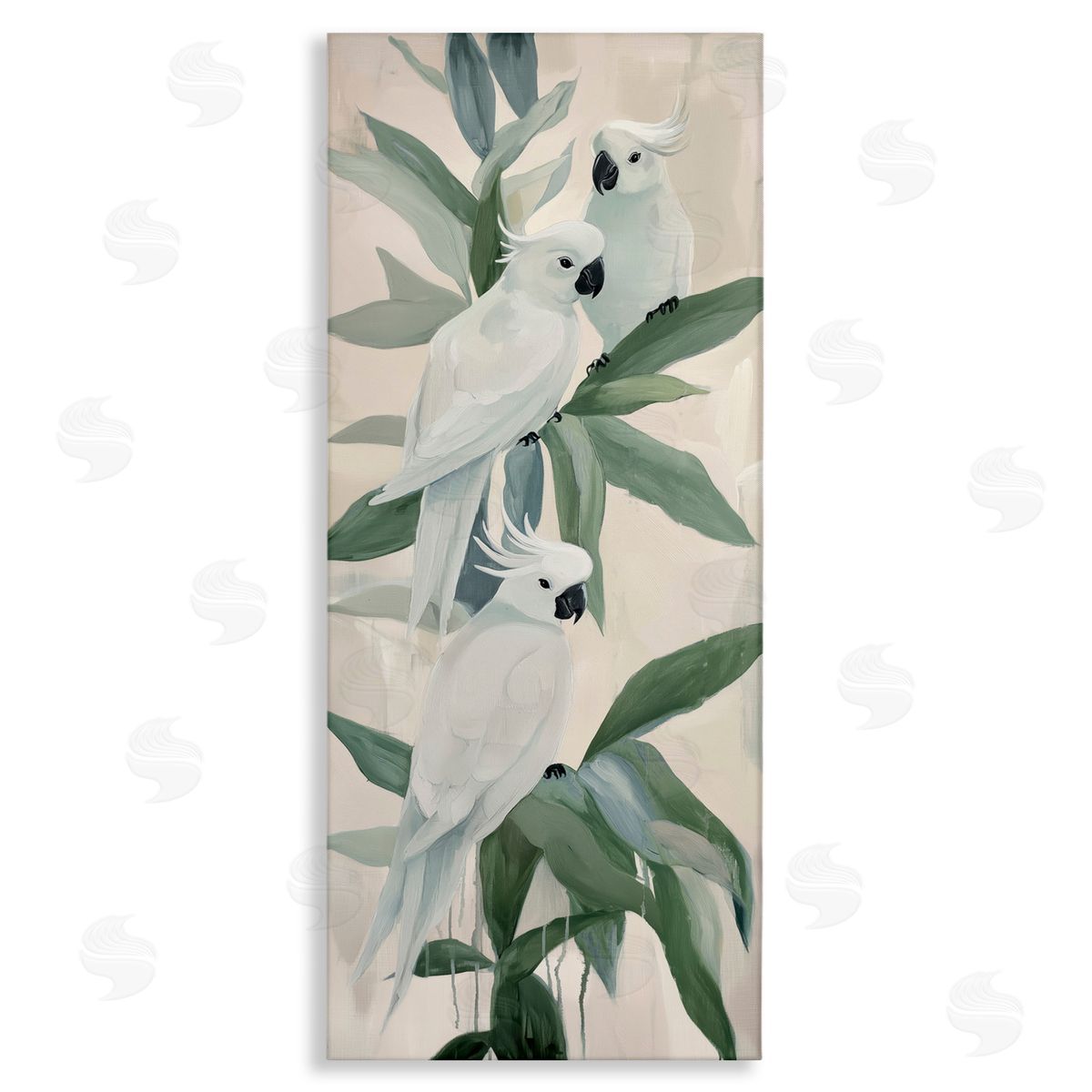 Amanda Tsoukanelis Cocoatoo Roost Birds Canvas Wall Art Print