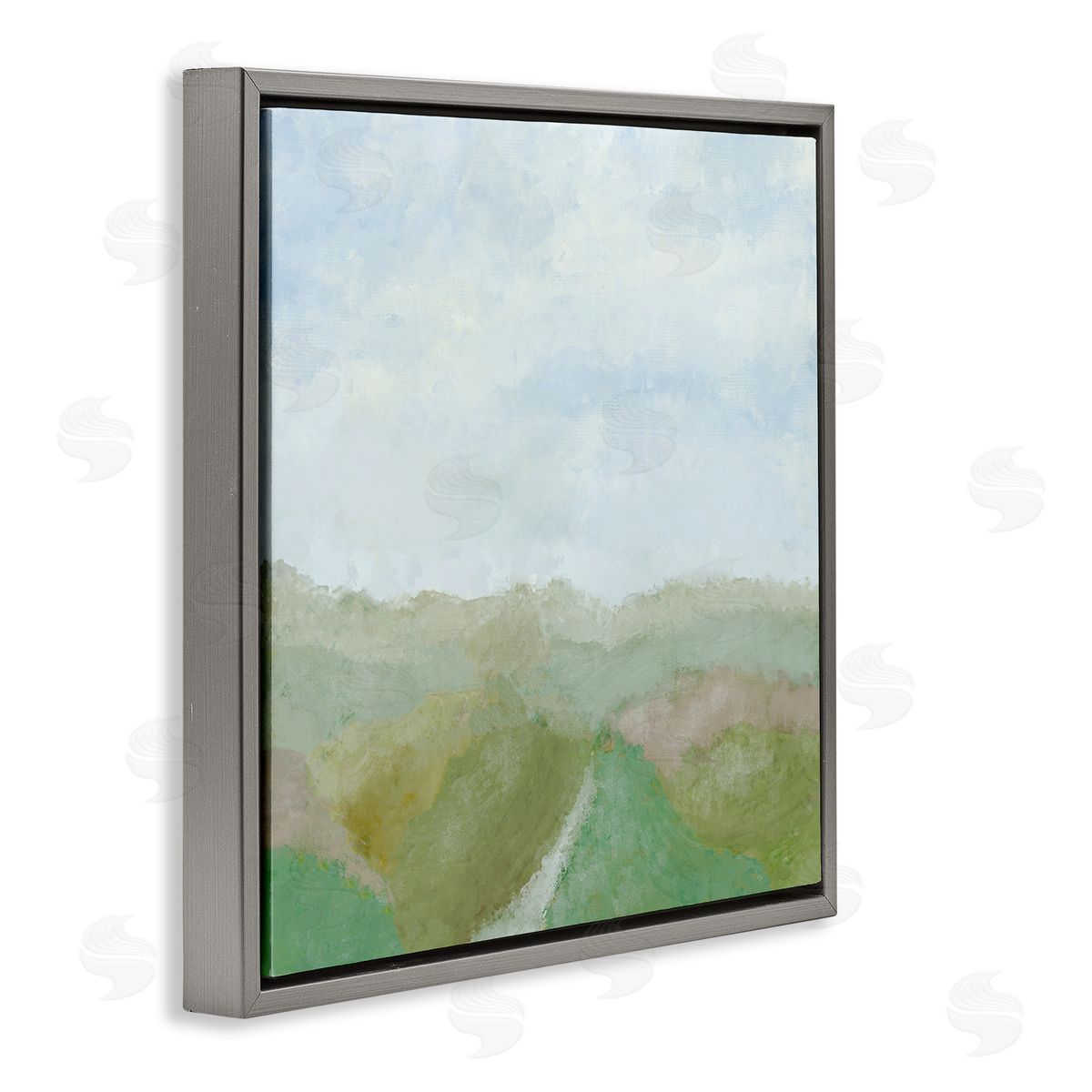 J:L Design Love Is My Valley Canvas Wall Art Print
