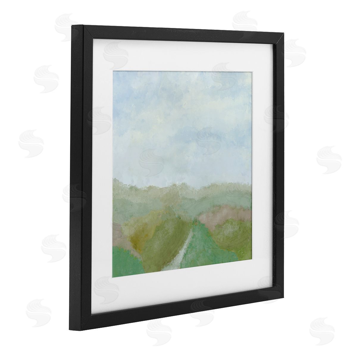 J:L Design Love Is My Valley Canvas Wall Art Print