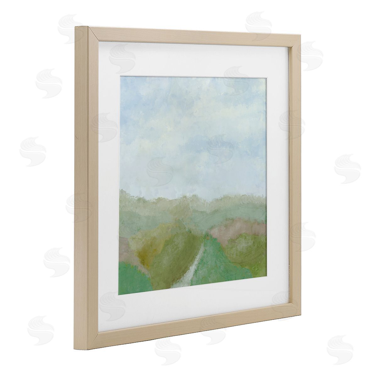 J:L Design Love Is My Valley Canvas Wall Art Print