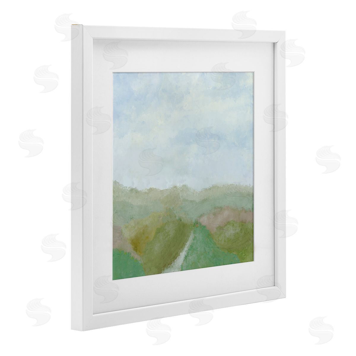 J:L Design Love Is My Valley Canvas Wall Art Print