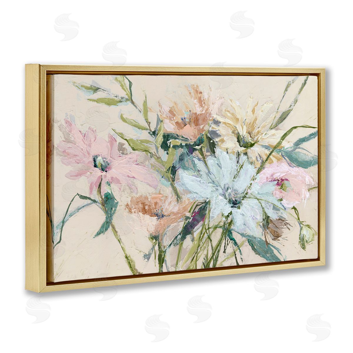Susan Pepe Gentle Pastel Blossoms Canvas Wall Art Print
