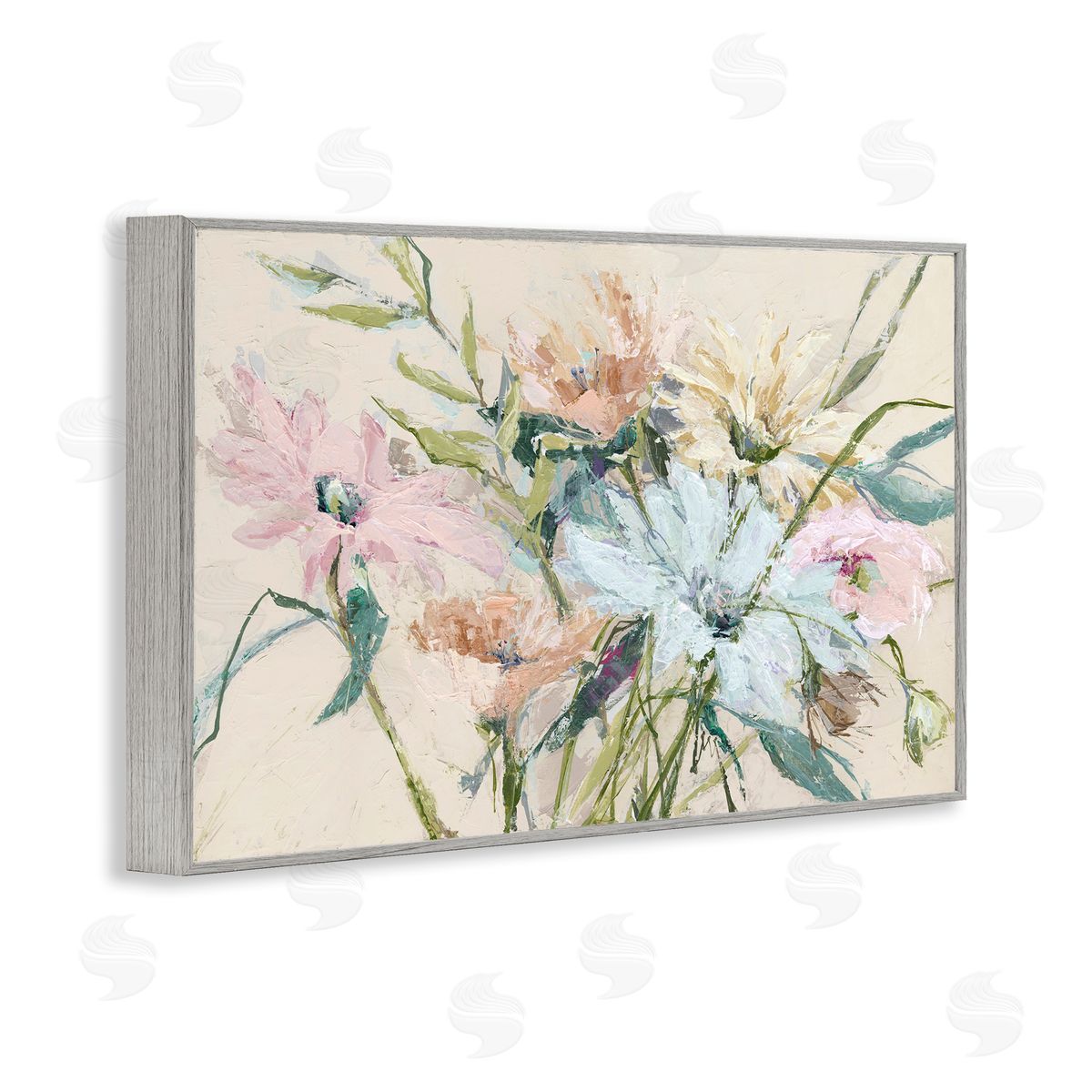 Susan Pepe Gentle Pastel Blossoms Canvas Wall Art Print