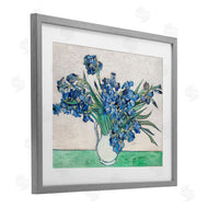 1x | Expressionist Iris Vase