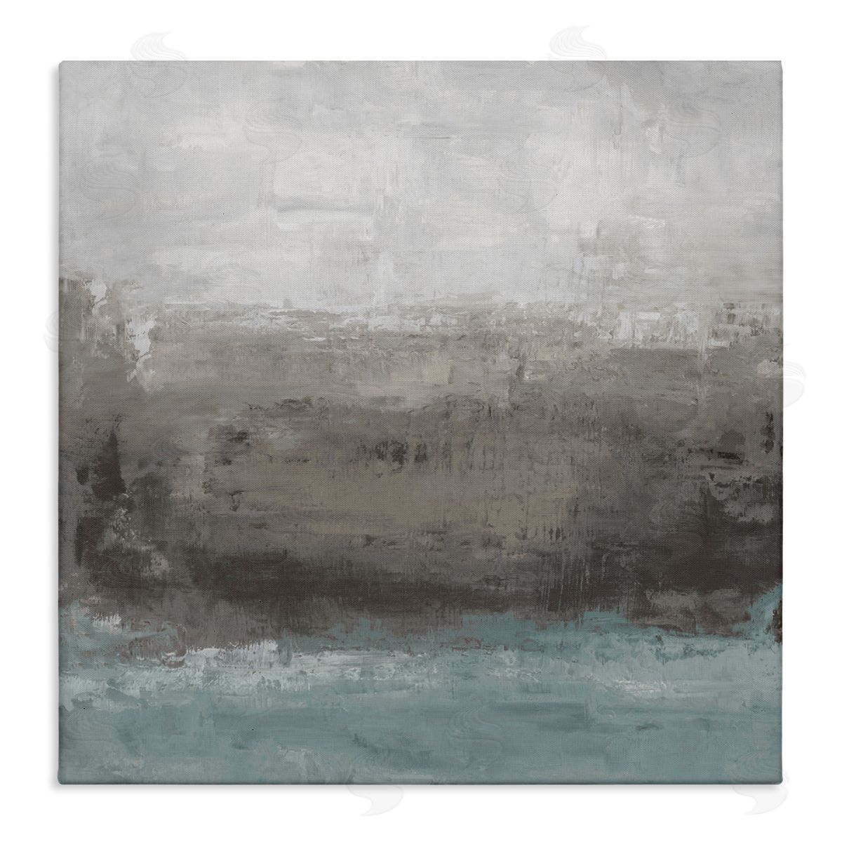 Hannah Dawson Earth And Sea Abstraction Canvas Wall Art Print