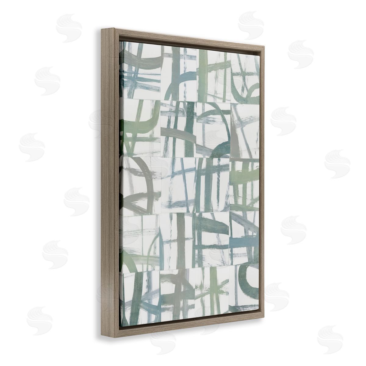 Hannah Dawson Contemporary Linear Harmony Canvas Wall Art Print
