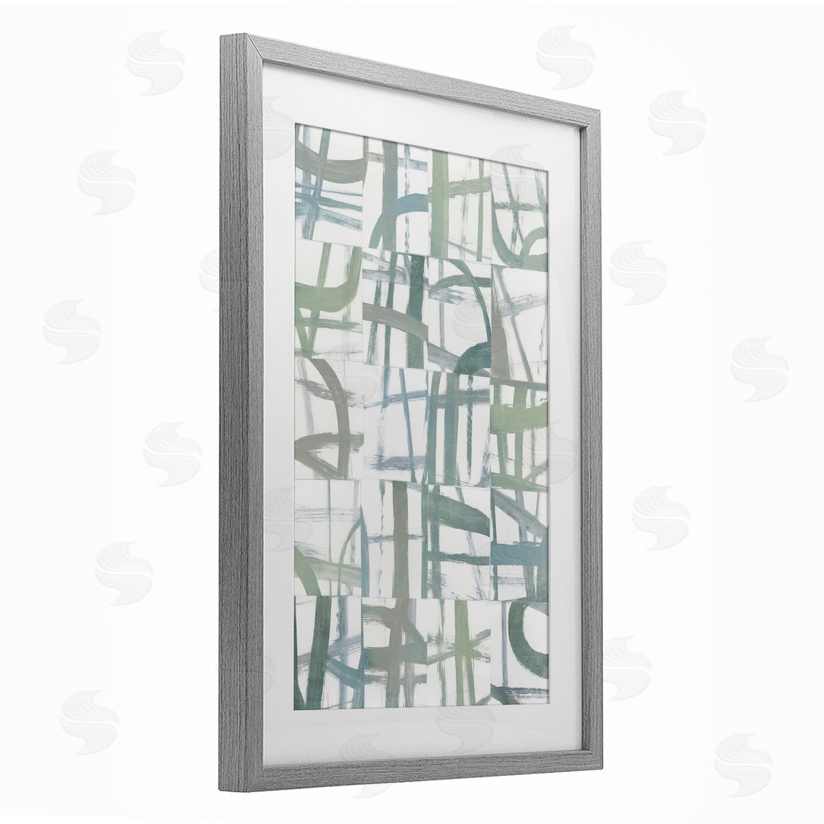 Hannah Dawson Contemporary Linear Harmony Canvas Wall Art Print