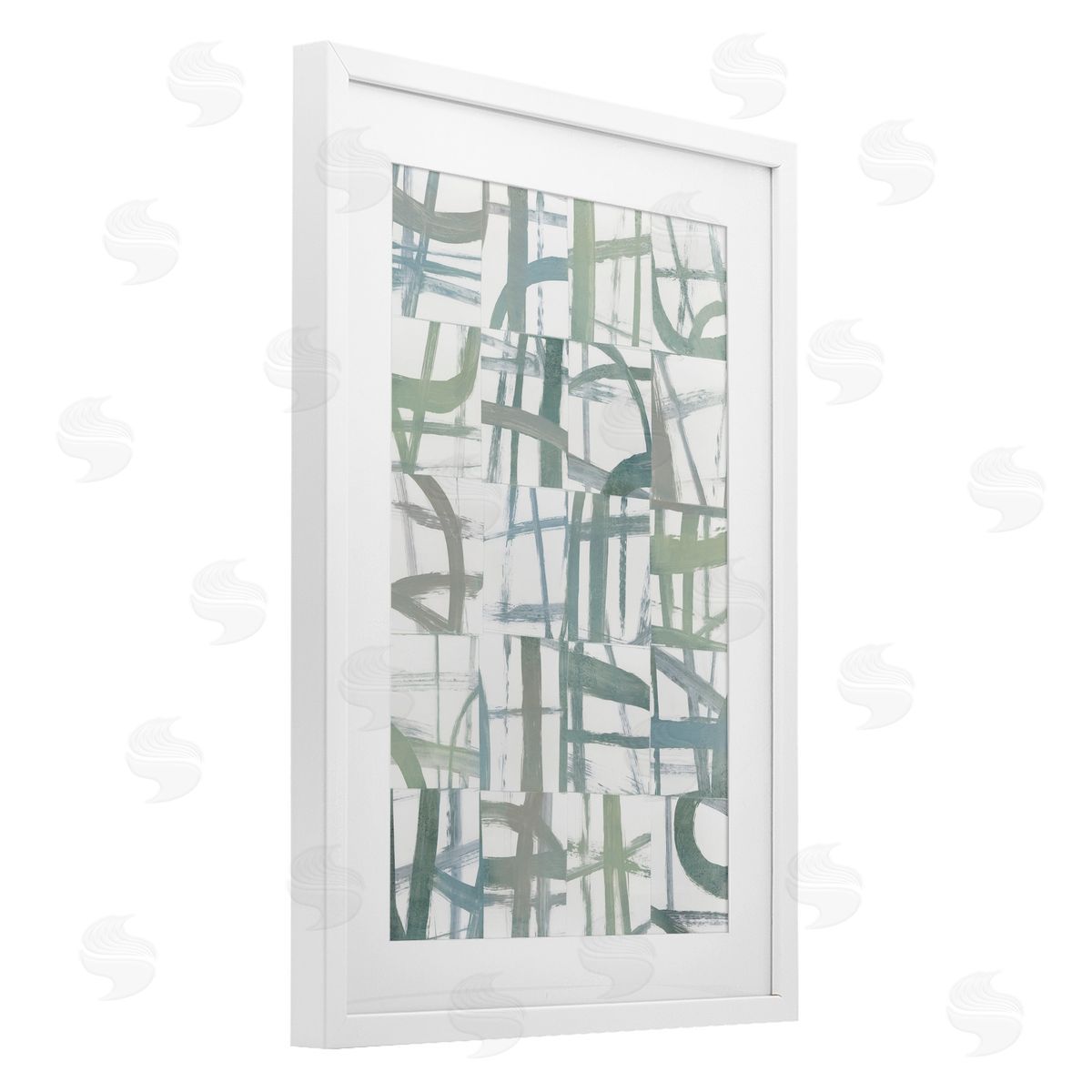 Hannah Dawson Contemporary Linear Harmony Canvas Wall Art Print