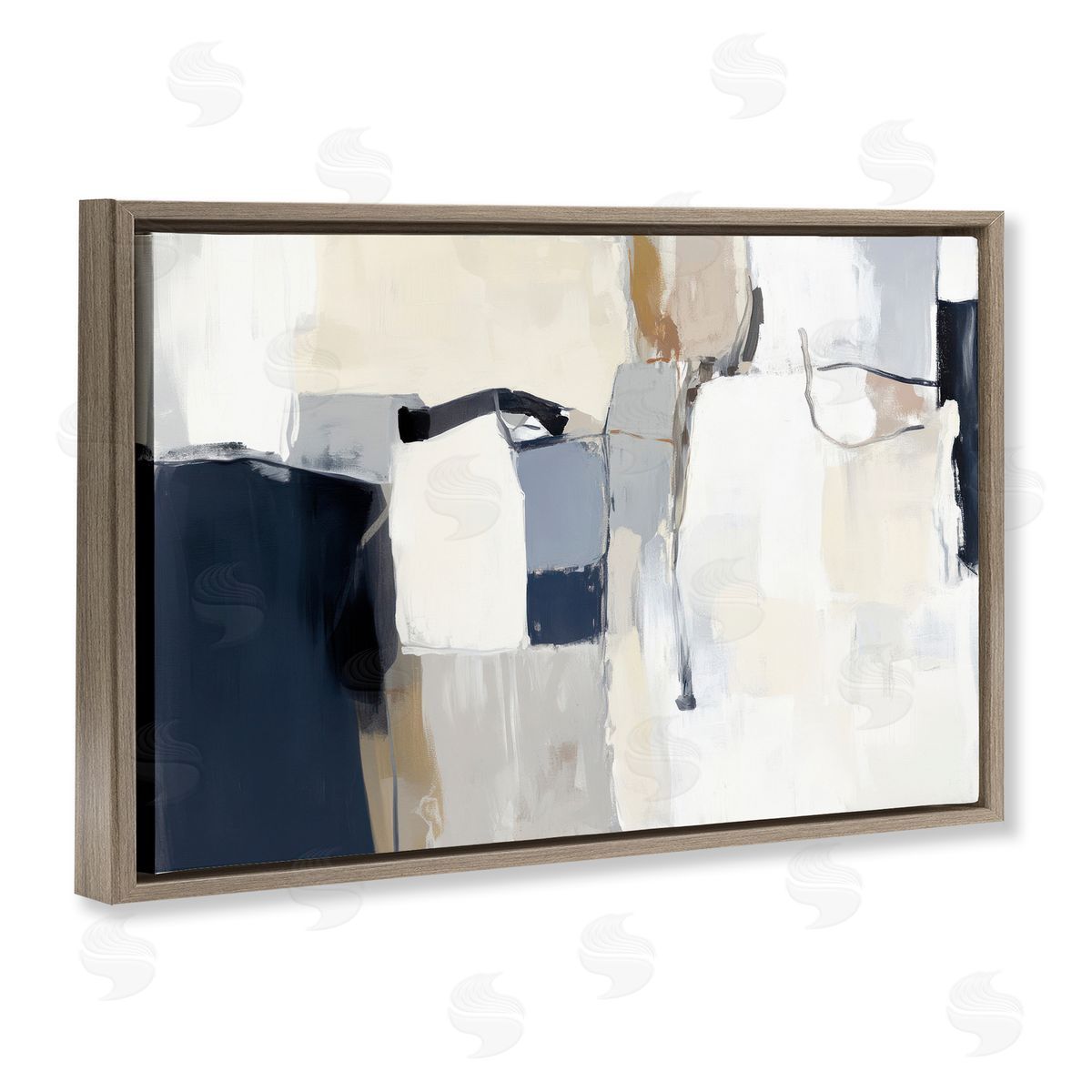 Irena Orlov Neutral Tapestry Abstraction Canvas Wall Art Print