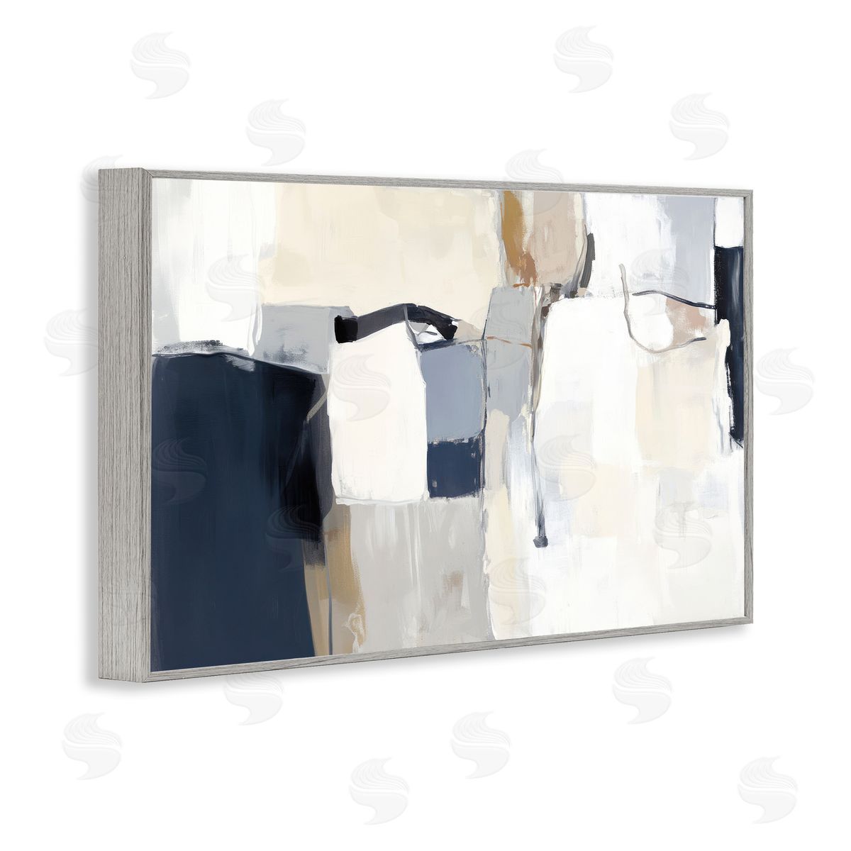 Irena Orlov Neutral Tapestry Abstraction Canvas Wall Art Print