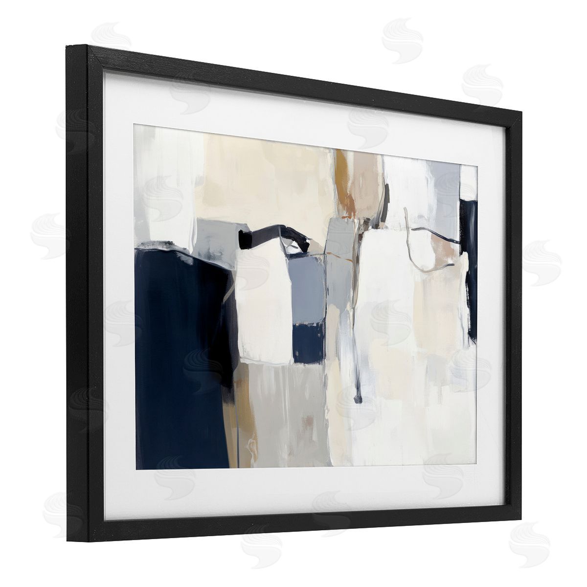 Irena Orlov Neutral Tapestry Abstraction Canvas Wall Art Print