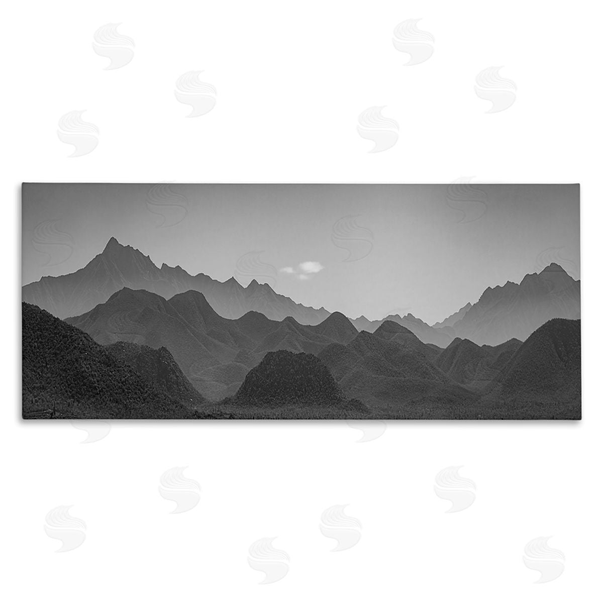 Norm Stelfox Craggy Dusk Mountain Canvas Wall Art Print