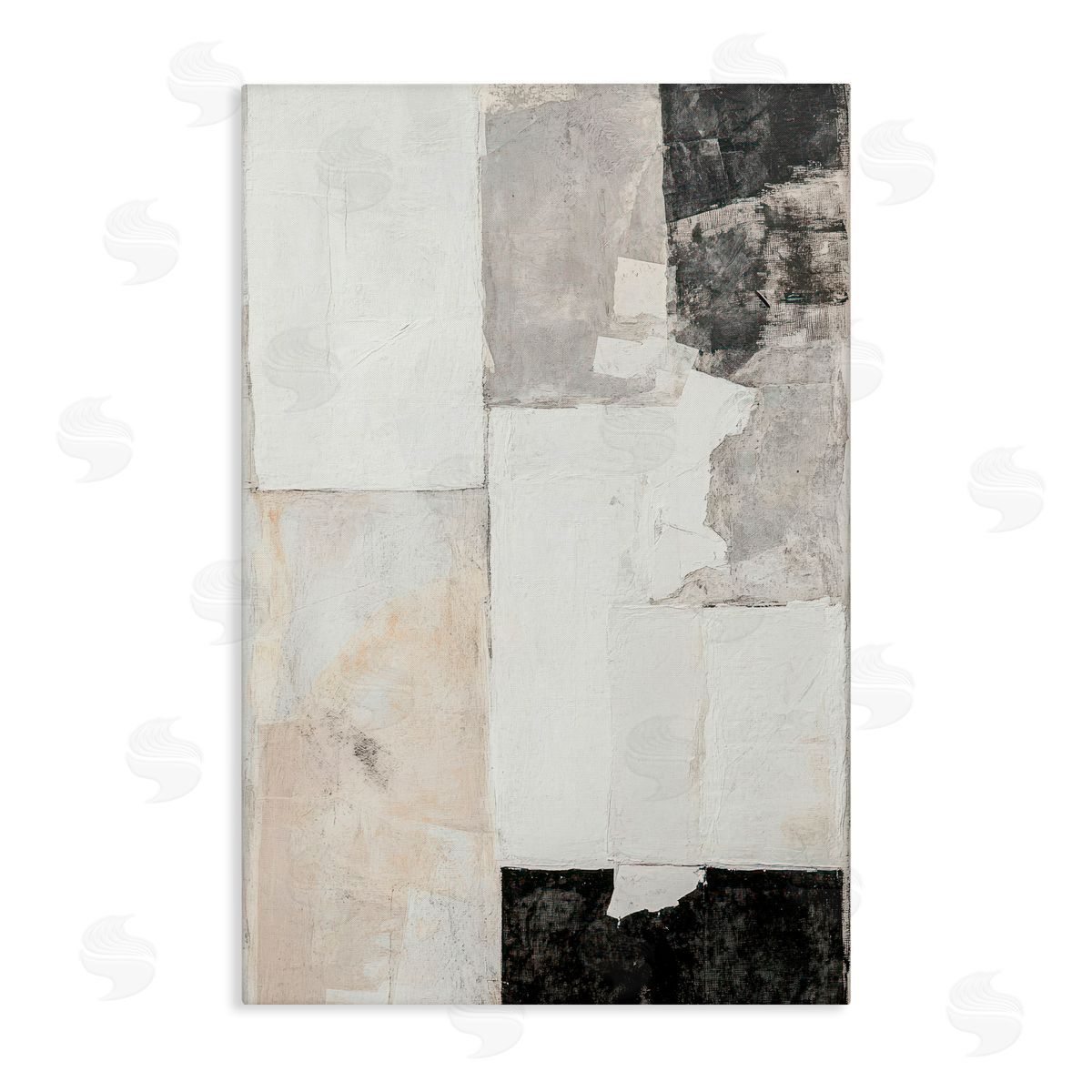 Mona Grace Subtle Layers Arrangement Canvas Wall Art Print
