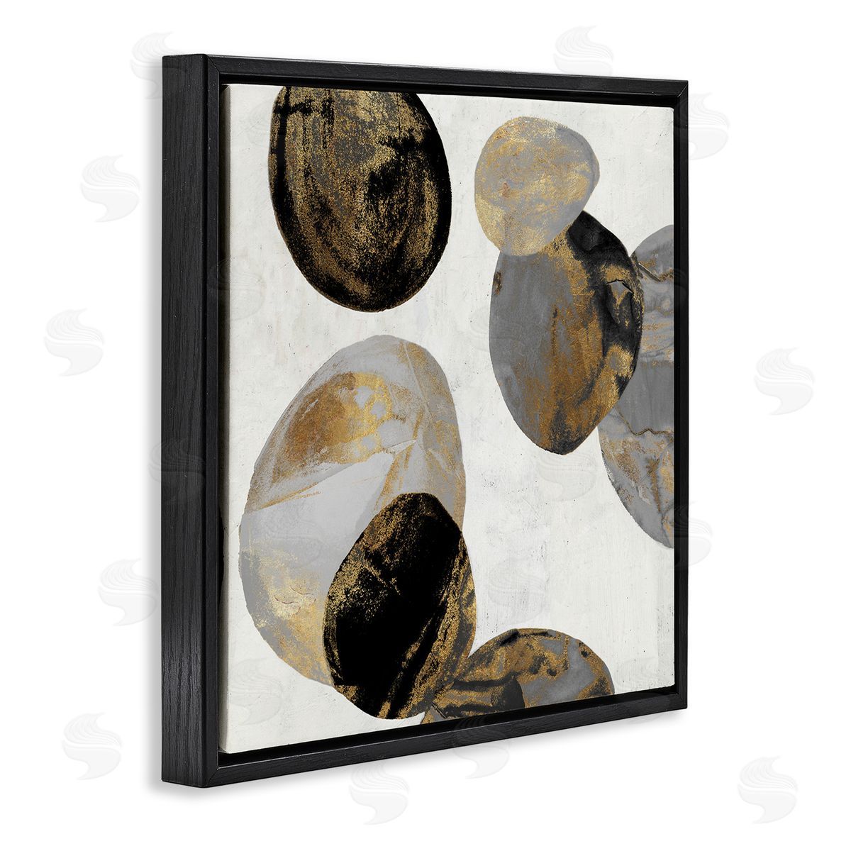 Jacob Q Golden Streaked Eggs Canvas Wall Art Print