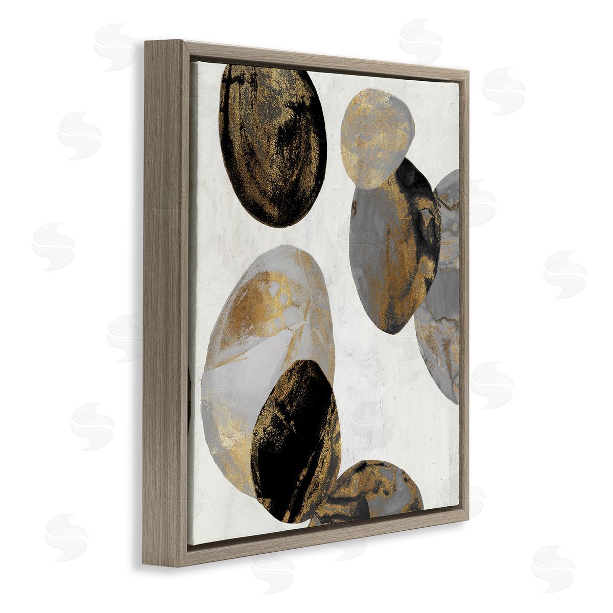 Jacob Q Golden Streaked Eggs Canvas Wall Art Print