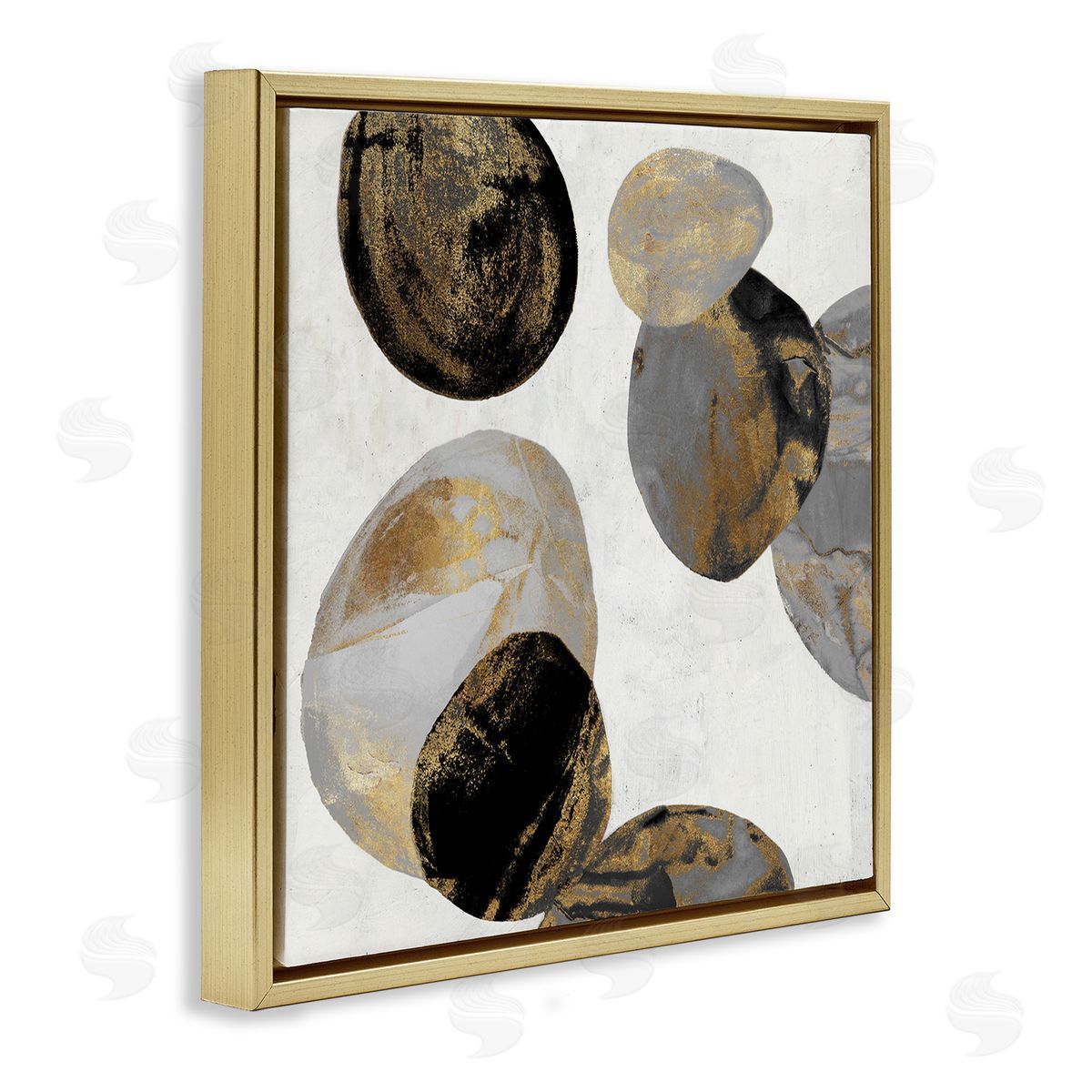 Jacob Q Golden Streaked Eggs Canvas Wall Art Print