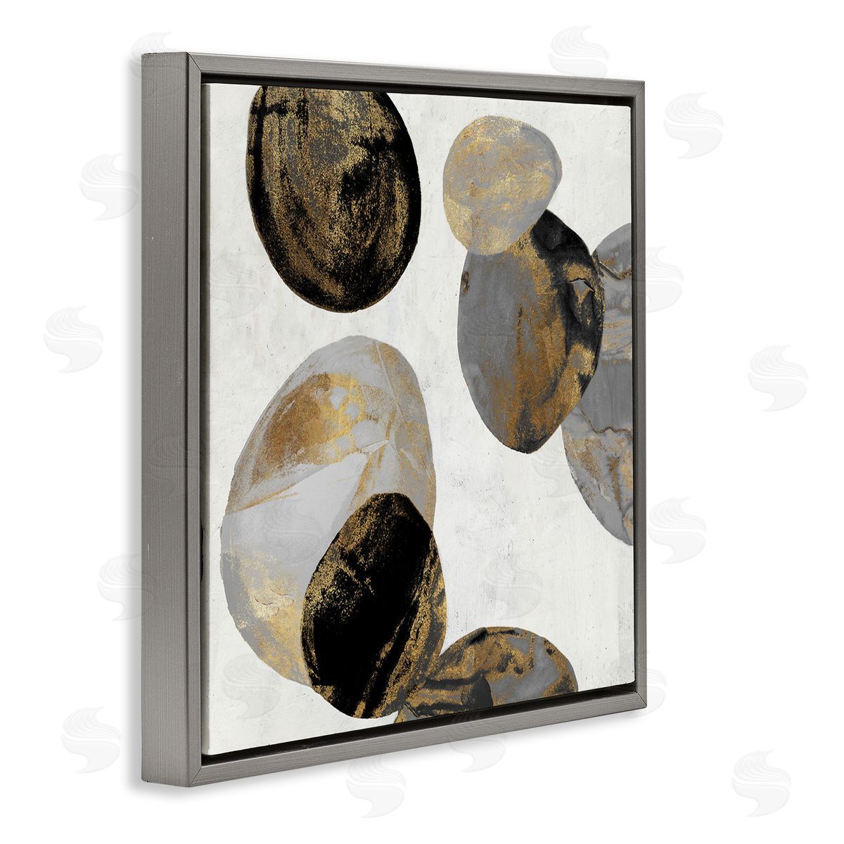 Jacob Q Golden Streaked Eggs Canvas Wall Art Print