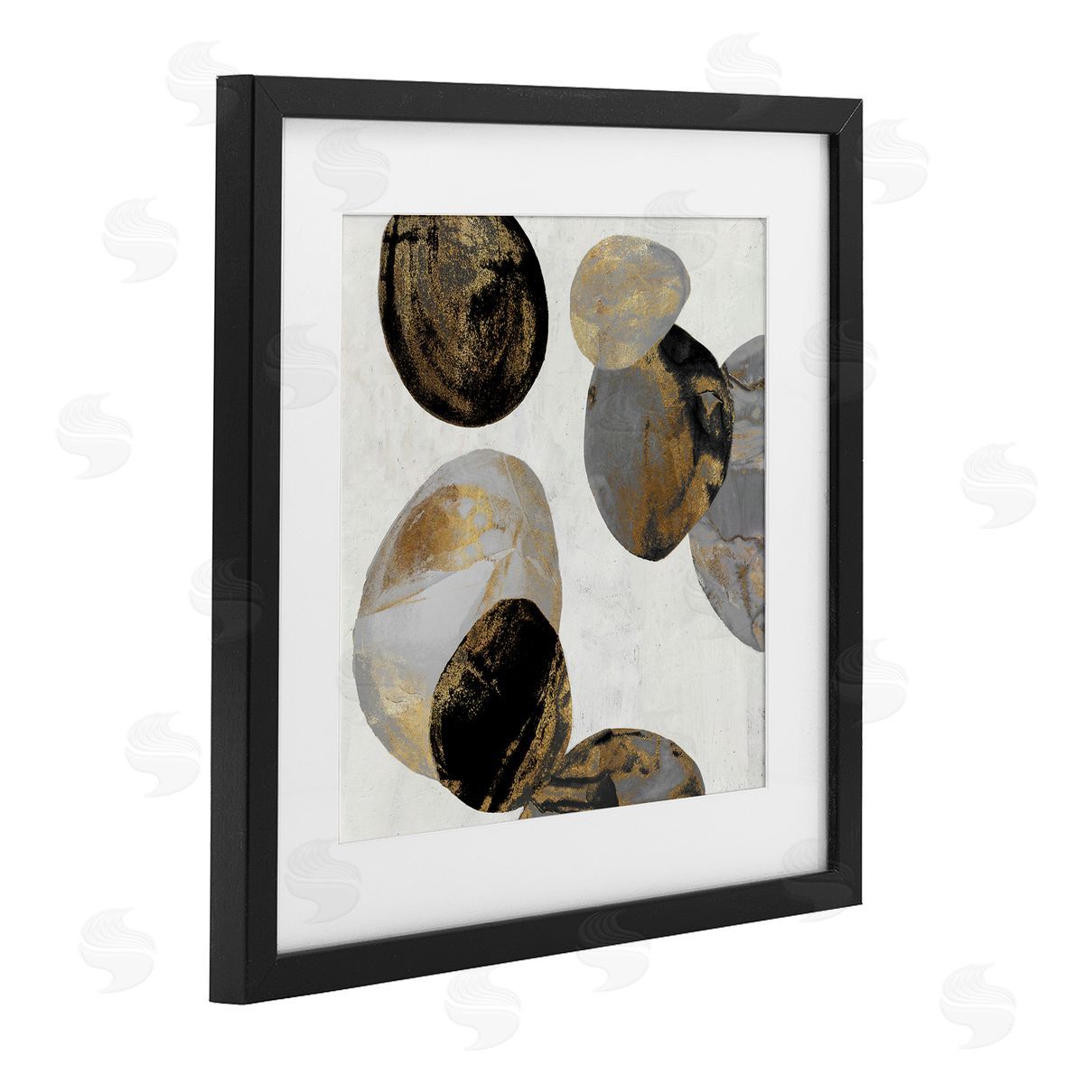 Jacob Q Golden Streaked Eggs Canvas Wall Art Print