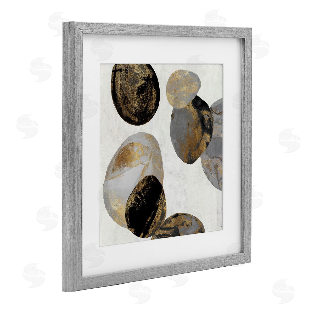 Jacob Q Golden Streaked Eggs Canvas Wall Art Print