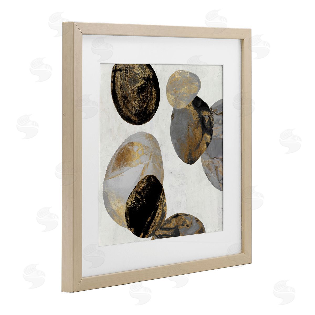 Jacob Q Golden Streaked Eggs Canvas Wall Art Print